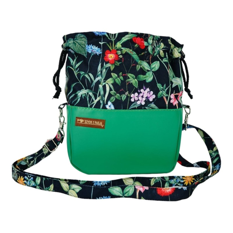 Szycie z pasją|Torebka Kwiecista Łąka Mała Sakiewka|Torebki Małe Kolorowe|SZYCIE Z PASJĄ