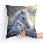 Poduszka Dekoracyjna - Magiczny koń z małym źrebakiem