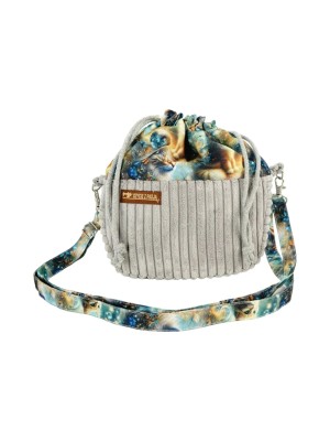 Torebka Sztruksowa - Galaktyczny Kot - Mała Sakiewka