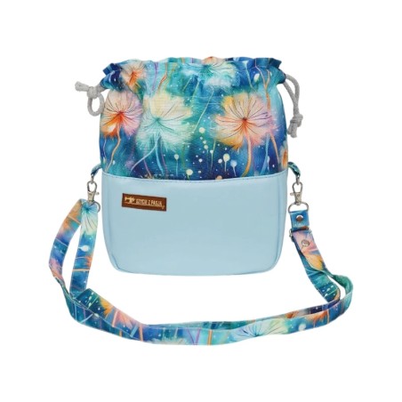 Torebka Wiosenna - Sakiewka Dmuchawce Kolorowe