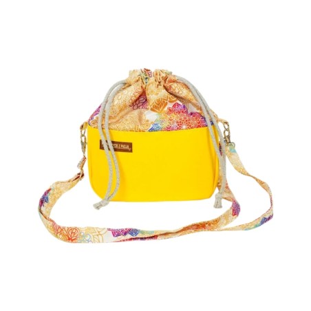 Sakiewka Torebka Żółta – Mandala Indyjska Wielobarwna