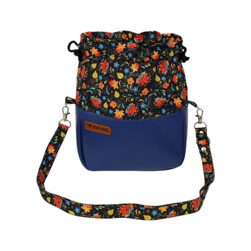 Szycie z pasją|Sakiewka Torebka Kwiatowa – Modna Torebka na Ramię|Torebki Małe Kolorowe|SZYCIE Z PASJĄ