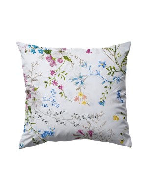 Szycie z pasją|Bawełniana Poszewka Na Poduszkę – Kolorowe Kwiaty i Liście|Poszewki Bawełniane|SZYCIE Z PASJĄ