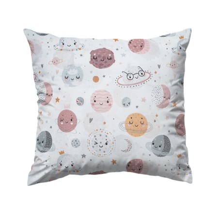 Bawełniana poszewka dziecięca 40x40 – uroczy motyw planet i gwiazd