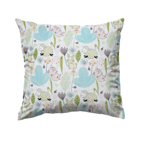 Bawełniana poszewka dziecięca – świnka, królik i owieczka 40x40