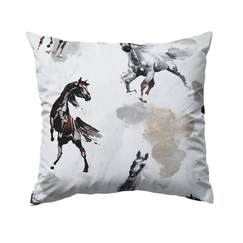 Szycie z pasją|Bawełniana Poszewka Na Poduszkę – Konie|Poszewki Bawełniane|SZYCIE Z PASJĄ