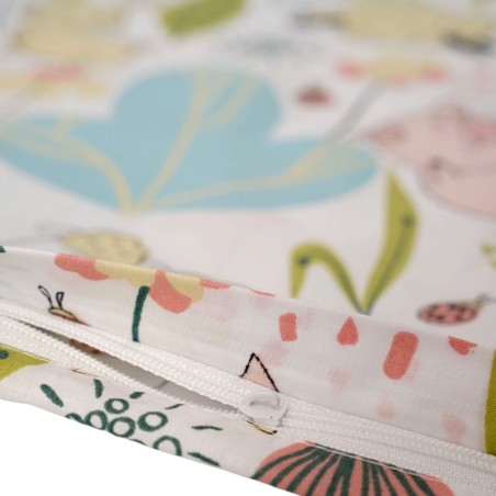 Bawełniana Poszewka Na Poduszkę – Świnka, Królik i Owieczka