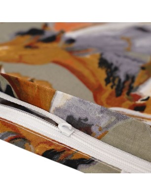 Szycie z pasją|Bawełniana Poszewka Na Poduszkę – Wzór z Końmi|Poszewki Bawełniane|SZYCIE Z PASJĄ