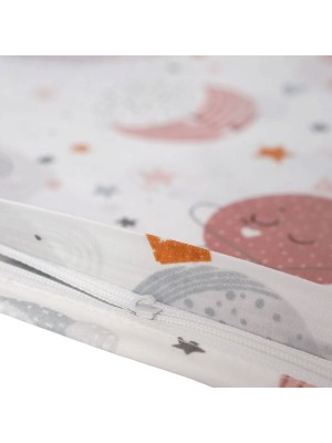 Bawełniana Poszewka Na Poduszkę – Uśmiechnięte Planety i Gwiazdy