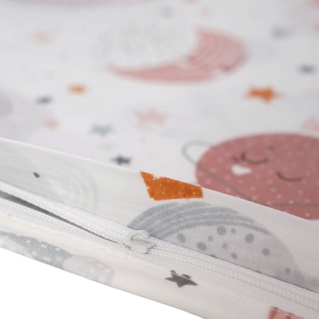 Bawełniana Poszewka Na Poduszkę – Uśmiechnięte Planety i Gwiazdy