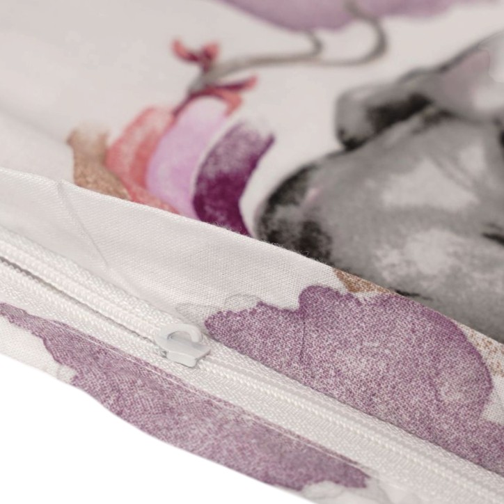 Bawełniana Poszewka Na Poduszkę – Słoniki i Chmurki Bawełniana Poszewka Na Poduszkę – Słoniki i Chmurki