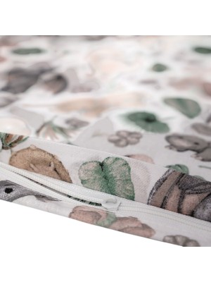 Bawełniana Poszewka Na Poduszkę – Pastelowe Dinozaury