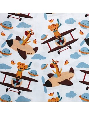 dziecięca poszewka z latającymi zwierzątkami