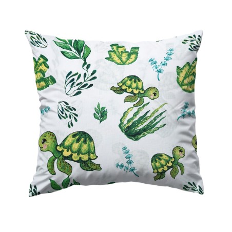 Bawełniana Poszewka Na Poduszkę – Żółwia Przygoda