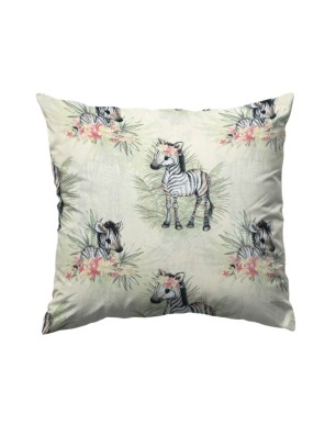 Szycie z pasją|Bawełniana Poszewka Na Poduszkę – Tropikalna Zebra|Poszewki Bawełniane|SZYCIE Z PASJĄ