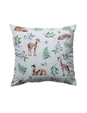Szycie z pasją|Bawełniana Poszewka Na Poduszkę – Leśne Sarenki|Poszewki Bawełniane|SZYCIE Z PASJĄ