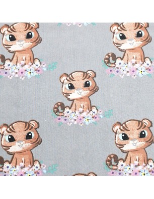 ręcznie szyta poszewka 40x40 cm z nadrukiem