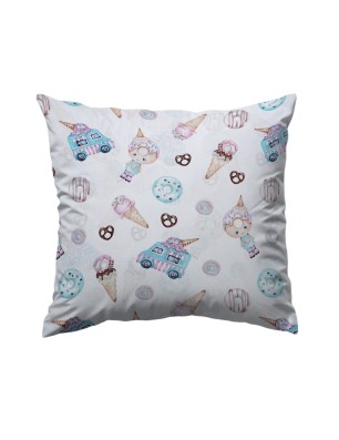 bawełniana poszewka z motywem lodów 40x40 cm