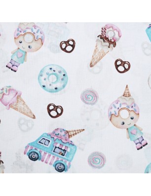 dekoracyjna poszewka handmade – Słodka Kraina Lodów