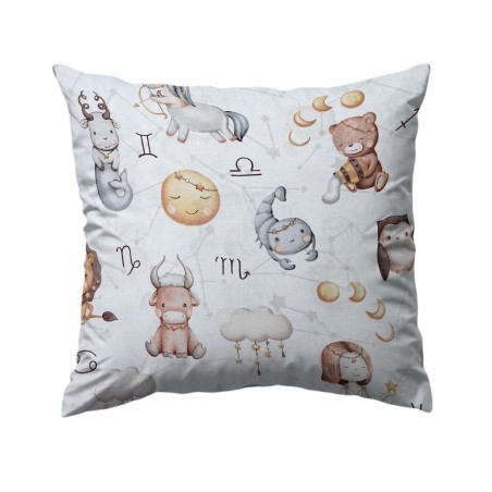 poszewka bawełniana z motywem zodiakalnym