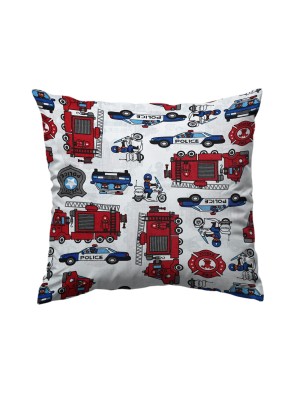 Bawełniana Poszewka Na Poduszkę – Straż Pożarna i Policja