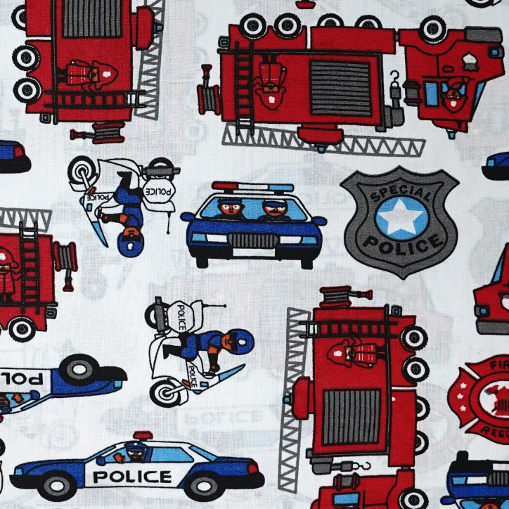 Bawełniana Poszewka Na Poduszkę – Straż Pożarna i Policja Bawełniana Poszewka Na Poduszkę – Straż Pożarna i Policja