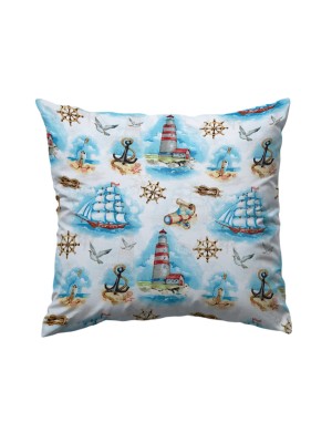 Bawełniana Poszewka Na Poduszkę – Morska Przygoda