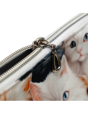 kompaktowa kosmetyczka z wewnętrzną kieszonką