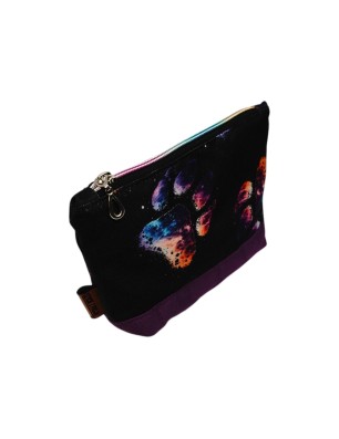 Szycie z pasją|Mała Kosmetyczka Kolorowa Łapka - 19x13x5cm Rozmiar S|Kosmetyczki klasyczne|SZYCIE Z PASJĄ