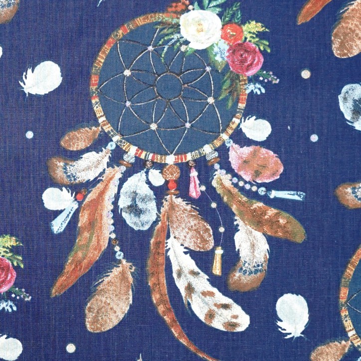 Bawełniana Poszewka Na Poduszkę 50x50 – Nocny Łapacz Snów Bawełniana Poszewka Na Poduszkę 50x50 – Nocny Łapacz Snów