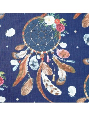 dziecięca poszewka granatowa handmade