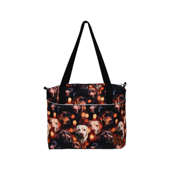 Torbo Plecak Damski 3w1 z motywem psów labrador Torbo Plecak Damski 3w1 z motywem psów labrador