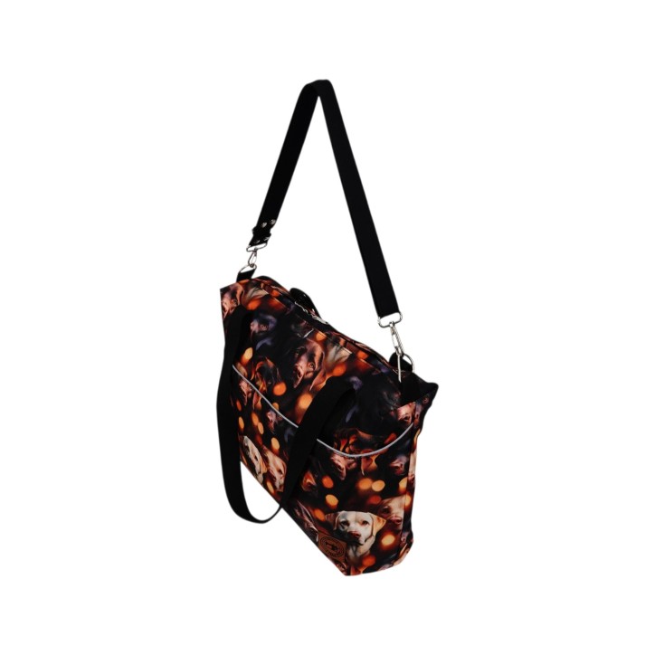 Torbo Plecak Damski 3w1 z motywem psów labrador Torbo Plecak Damski 3w1 z motywem psów labrador