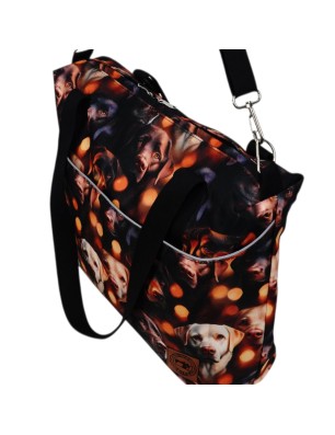 Szycie z pasją|Torbo Plecak Damski 3w1 z motywem psów labrador|Plecaki Damskie Kolorowe|SZYCIE Z PASJĄ