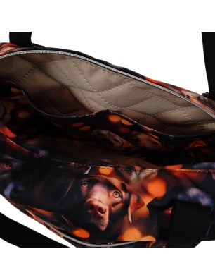 Szycie z pasją|Torbo Plecak Damski 3w1 z motywem psów labrador|Plecaki Damskie Kolorowe|SZYCIE Z PASJĄ