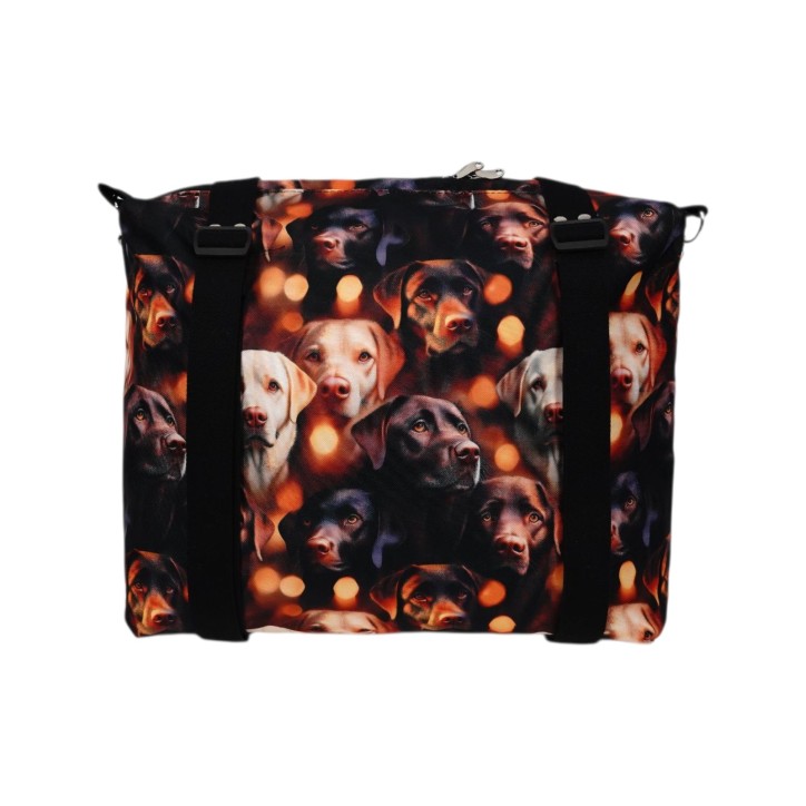 Torbo Plecak Damski 3w1 z motywem psów labrador Torbo Plecak Damski 3w1 z motywem psów labrador