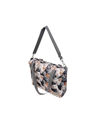 Szycie z pasją|Torbo Plecak Damski 3w1 z motywem kotów|Plecaki Damskie Kolorowe|SZYCIE Z PASJĄ