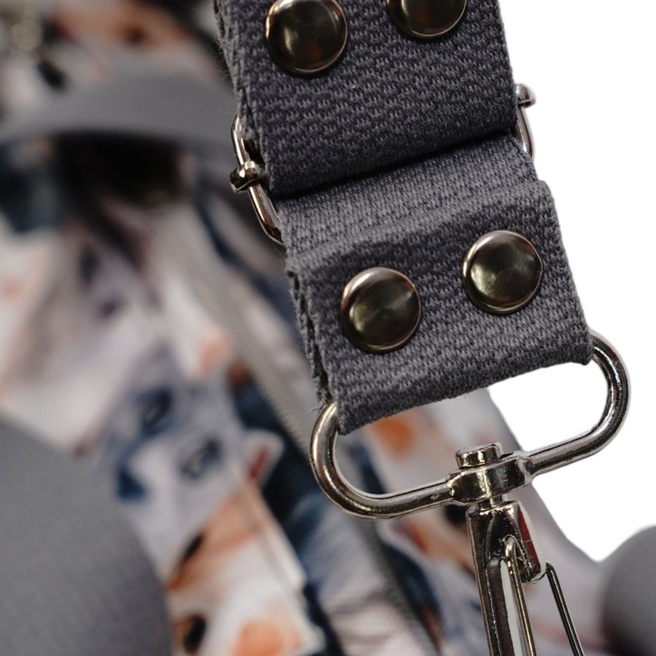 Torbo Plecak Damski 3w1 z motywem kotów Torbo Plecak Damski 3w1 z motywem kotów