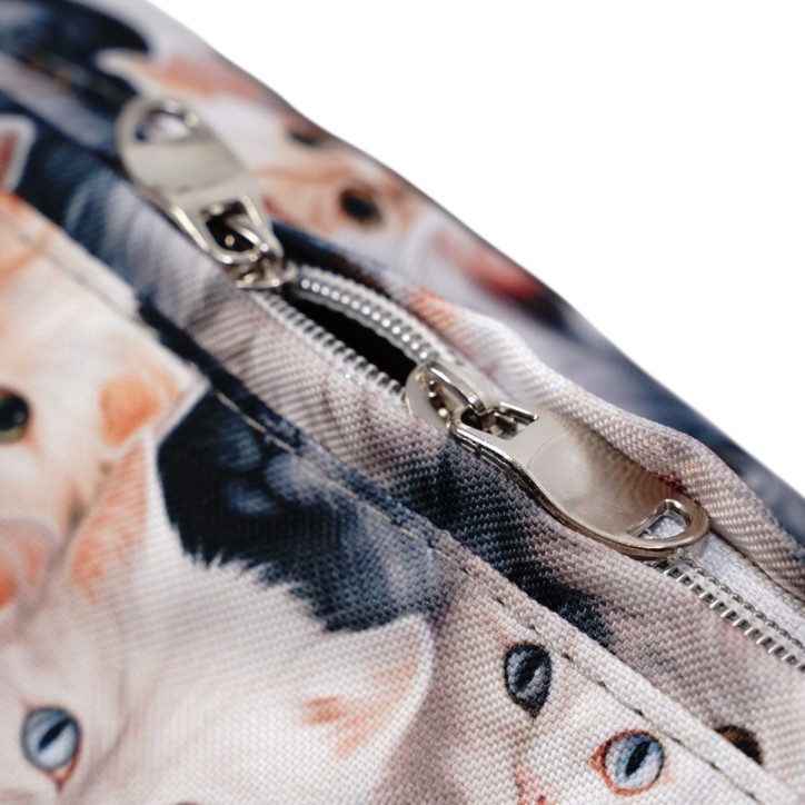 Torbo Plecak Damski 3w1 z motywem kotów Torbo Plecak Damski 3w1 z motywem kotów