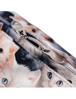 Szycie z pasją|Torbo Plecak Damski 3w1 z motywem kotów|Plecaki Damskie Kolorowe|SZYCIE Z PASJĄ