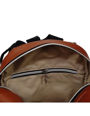 Szycie z pasją|Mały Plecak Brązowy z Motywem Koni – Konie w Galopie – Handmade|Małe Plecaki Miejskie|SZYCIE Z PASJĄ