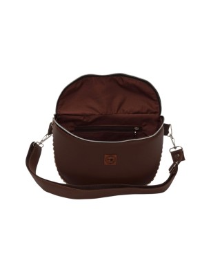 Szycie z pasją|Torebka-Nerka z Brązowej Ekoskóry i Jasnobrązowego Sztruksu – Handmade|Torebko Nerki Sztruksowe|SZYCIE Z PASJĄ