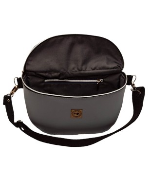 Szara Torebka-Nerka z Motywem Psich Łapek – 3w1 Handmade