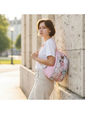 Marmur Różwy Mały Plecak Młodzieżowy