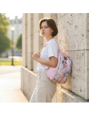 Marmur Różwy Mały Plecak Młodzieżowy