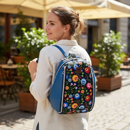 Mały Plecak Młodzieżowy Wzór Łowicki