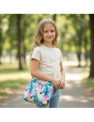 Tęczowe Konie Torebka dla dziewczynki 6 - 10 lat