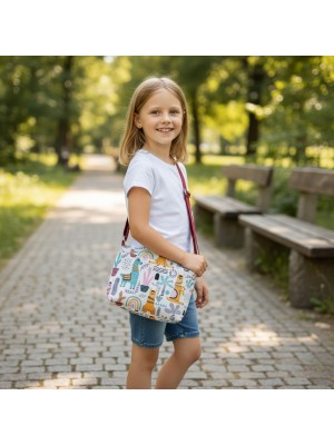 Malowane Lamy Torebka dla dziewczynki 6 - 10 lat