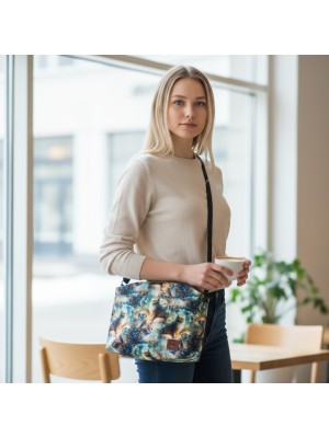 Galaktyczny Kot Mała Torebka Damska na ramię