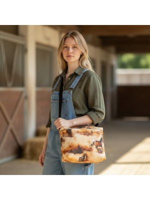 Mała Torebka Damska Konie w Galopie – Lekka i Stylowa